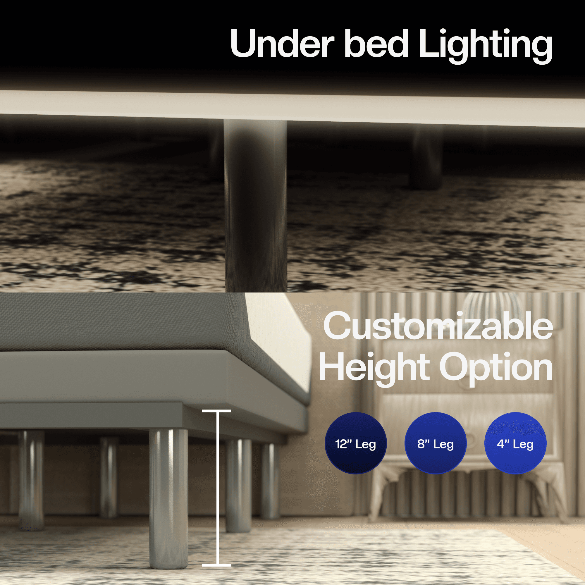 Adjustable Bed Split Combo